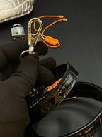 Hermes Crocodile Handbag - Black