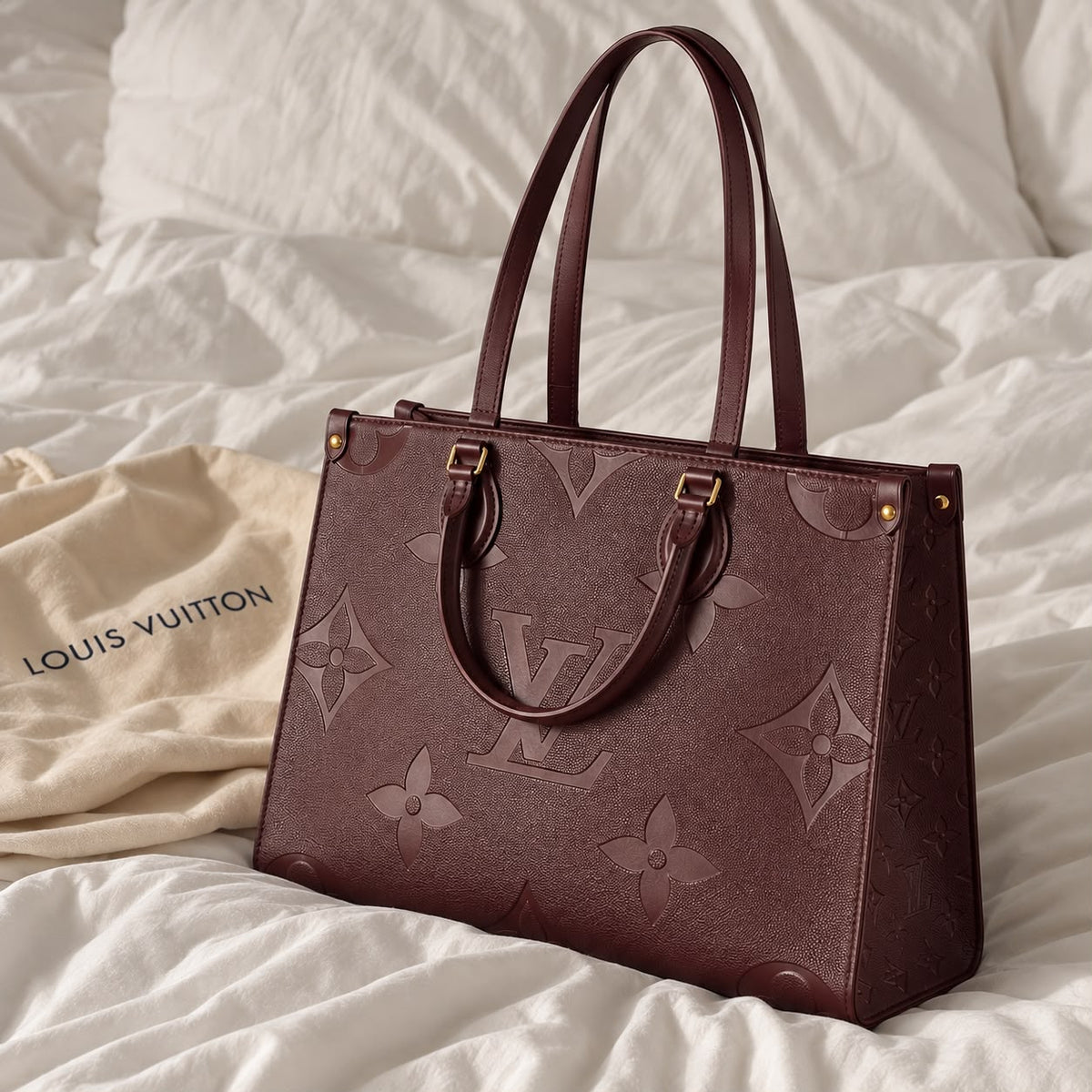 Louis Vuitton Lv On The Go MM Size