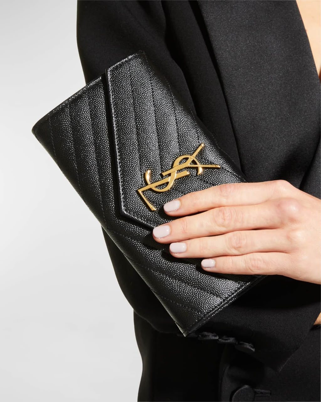 YSL Wallet - BLACK