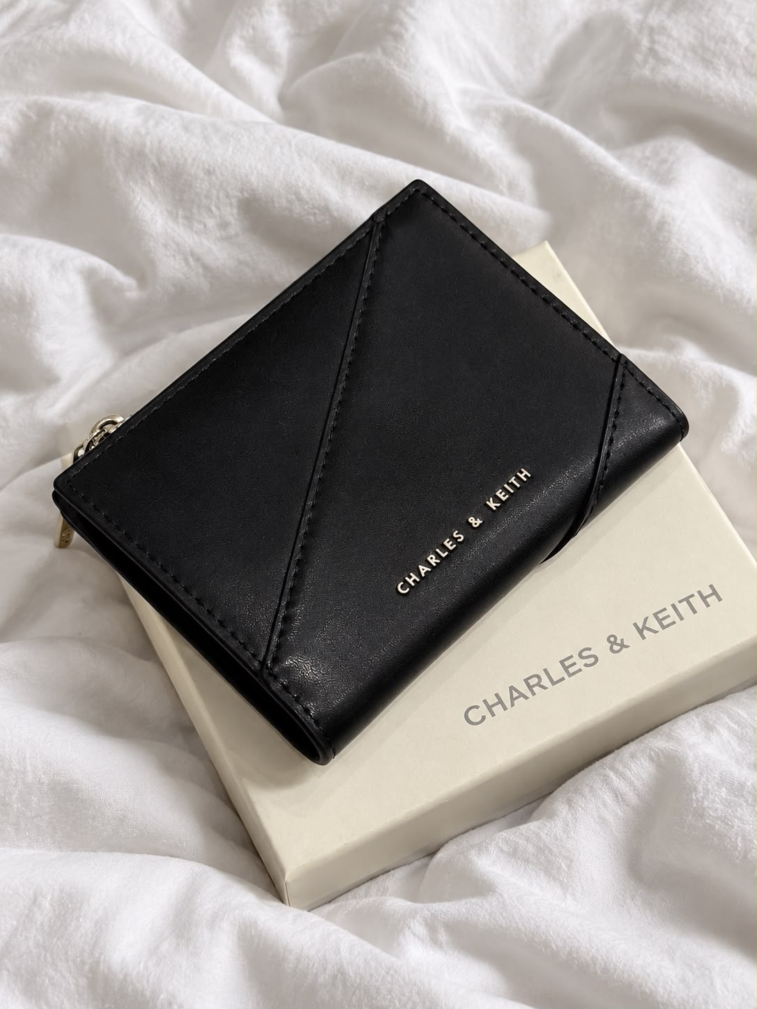Charles & Keith Unisex Wallets (Black)