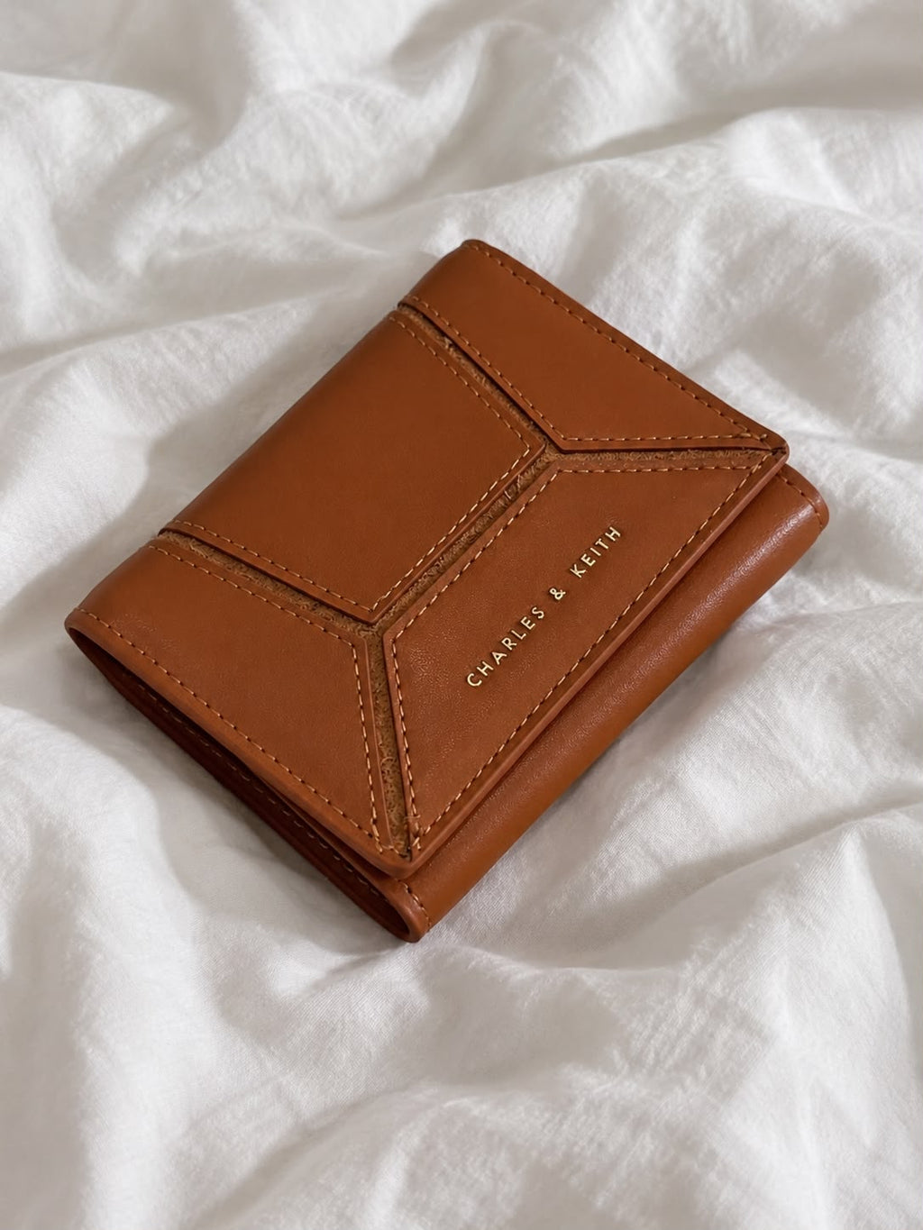 Charles & Keith Unisex Wallets and Card Holders (Brown)
