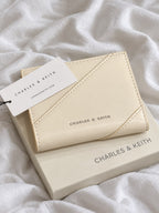 Charles & Keith Unisex Wallets (Beige)