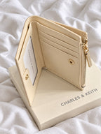 Charles & Keith Unisex Wallets (Beige)