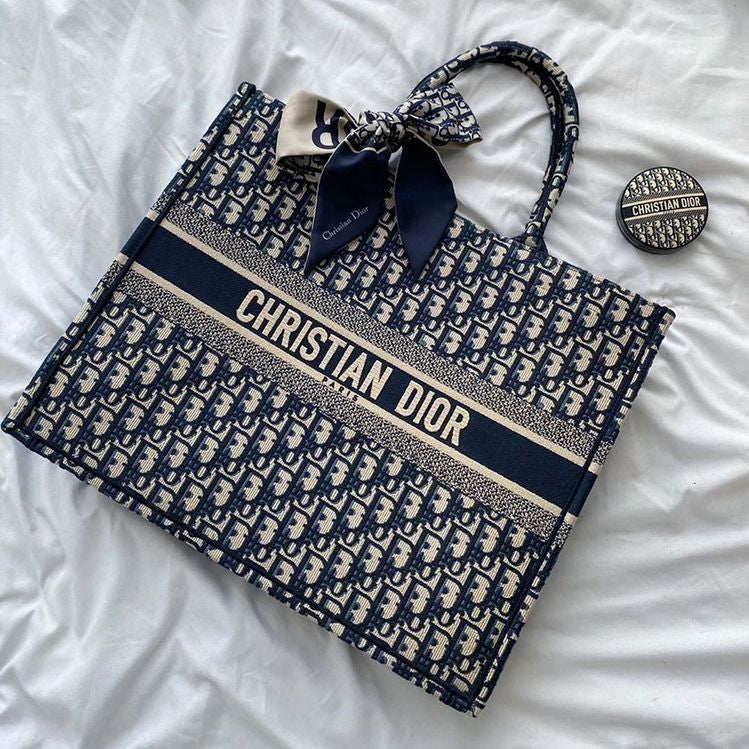 Christian Dior Book Tote Bag Large