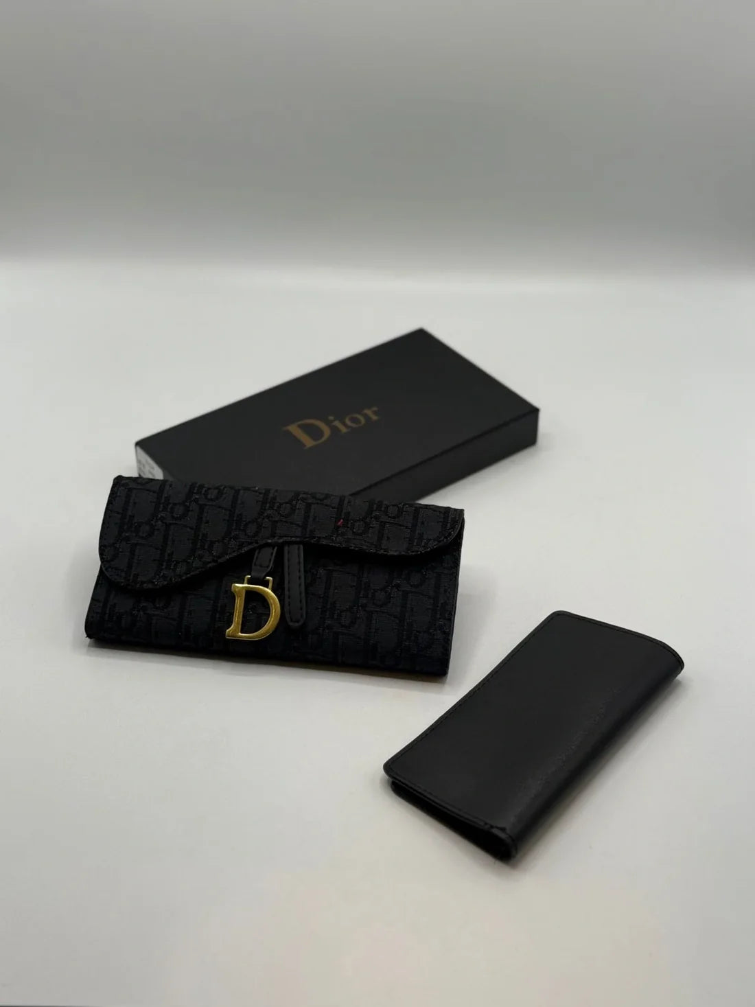 Christian Dior Wallet - All Black