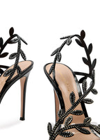 Gianvito Rossi Crystal Flavia Heel