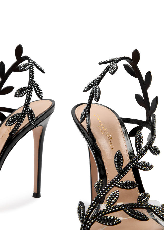 Gianvito Rossi Crystal Flavia Heel