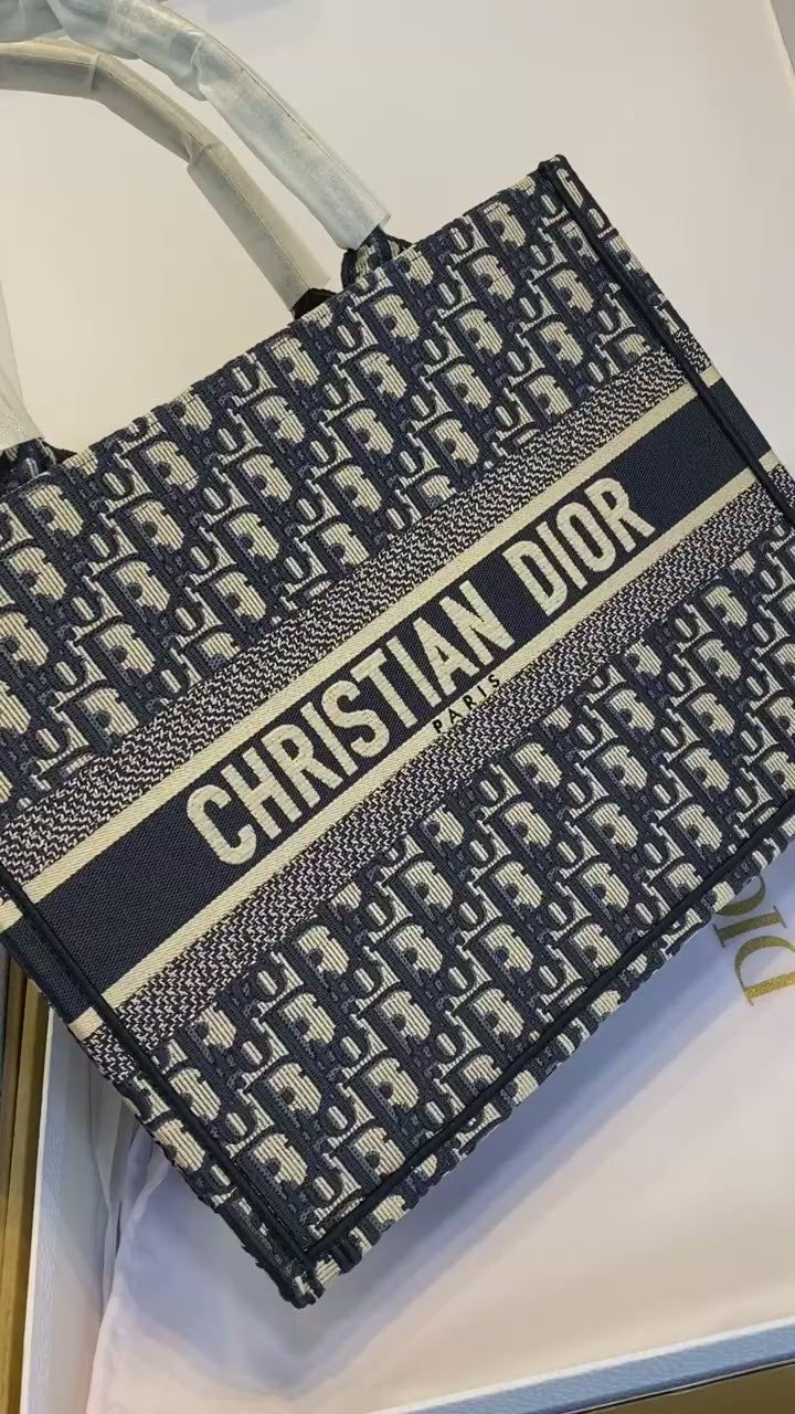Christian Dior Book Tote Bag Large