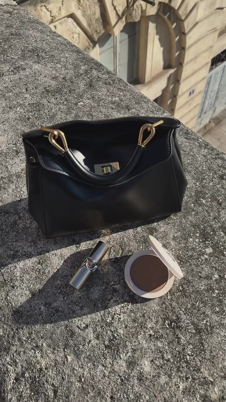 JW PEI Lucia Classic Top Handle Handbag - Black